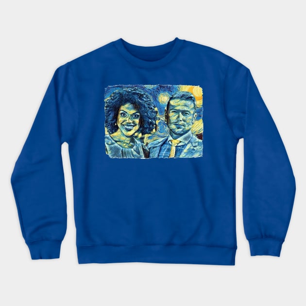 The Bold and the Beautiful van Gogh Style Crewneck Sweatshirt by todos